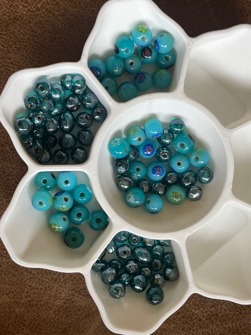 Vintage glass beads